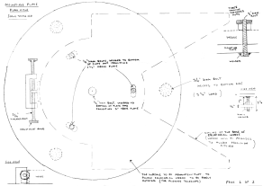 Engineering Drawing for Mounting Plate